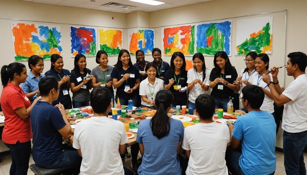 Team building peinture : Favorisez la cohésion d'équipe grâce à la créativité